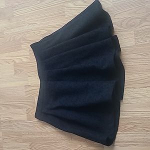 Black mini skirt
